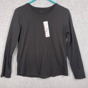 K0045 Wonder Nation Black Long Sleeve Shirt Size XXL (18)